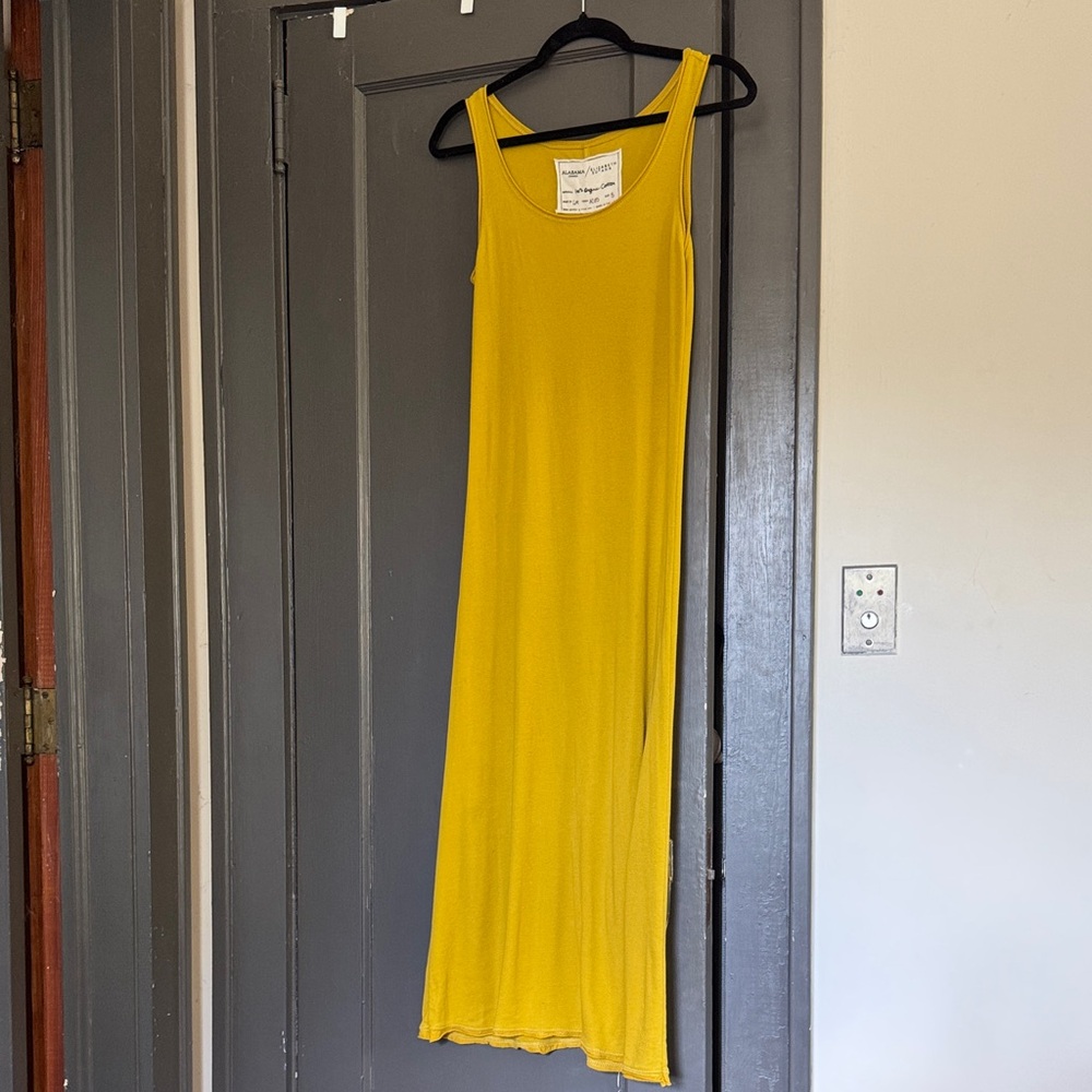Elizabeth Suzann x Alabama Channin Mustard Maxi Dress